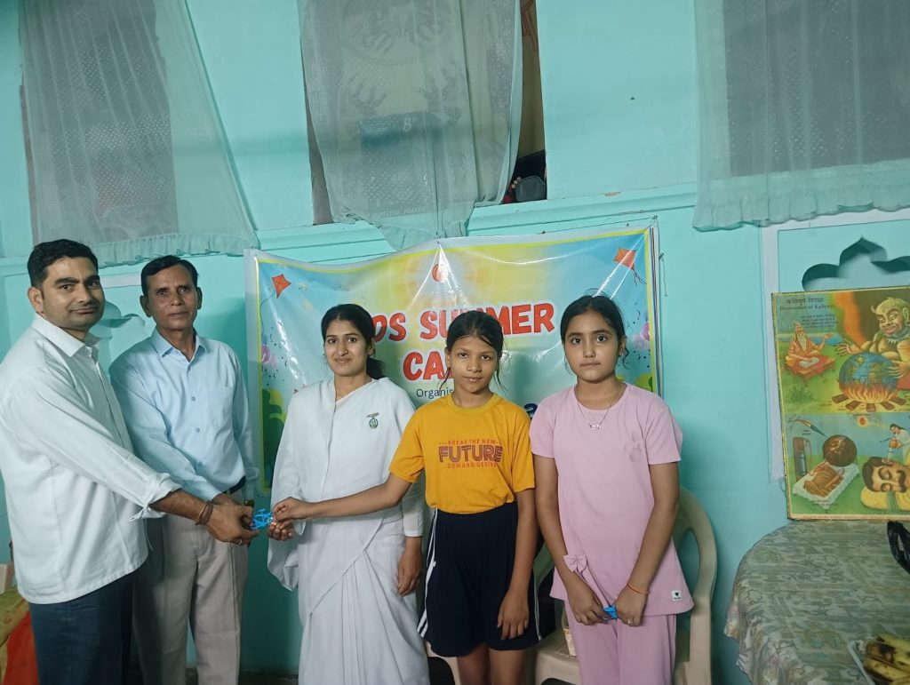 ब्रह्माकुमारीज़ नवलगढ़ के समर कैंप में बच्चों ने सीखे संस्कार, एकाग्रता और आत्मविश्वास के सूत्र